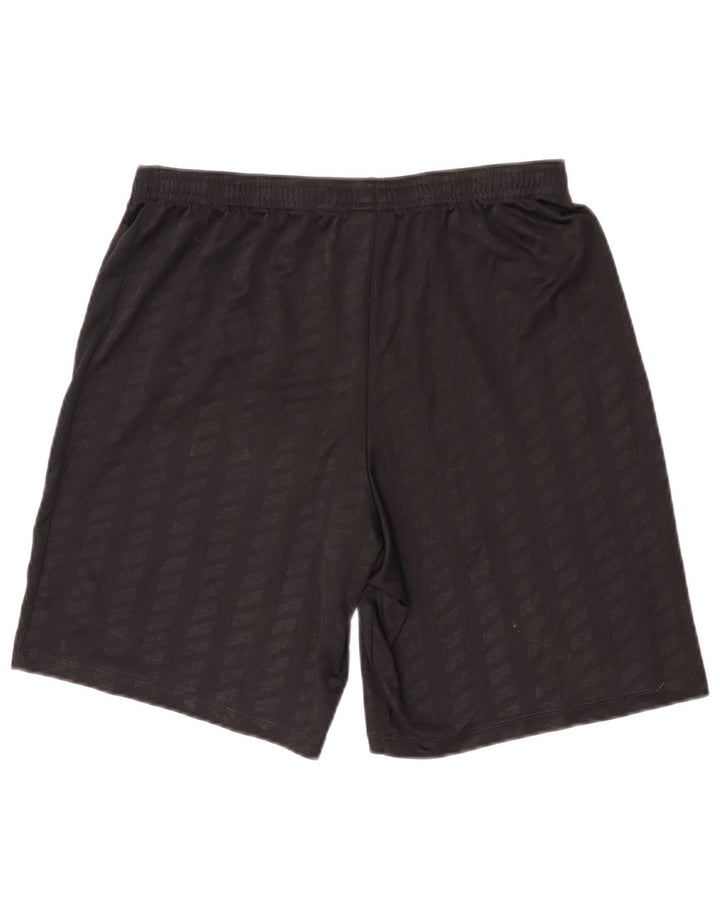 Short de sport Nike pour hommes, grand, noir, polyester