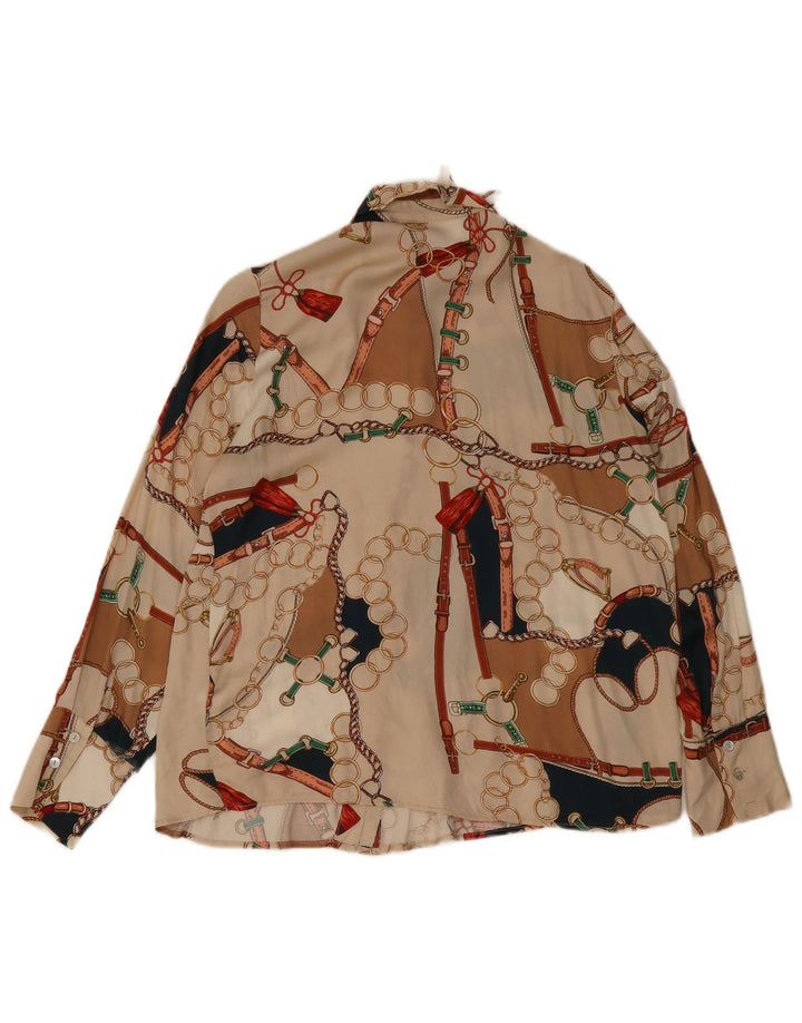 Vicolo Chemisier à motif abstrait pour femme UK 44 Medium Multicolore