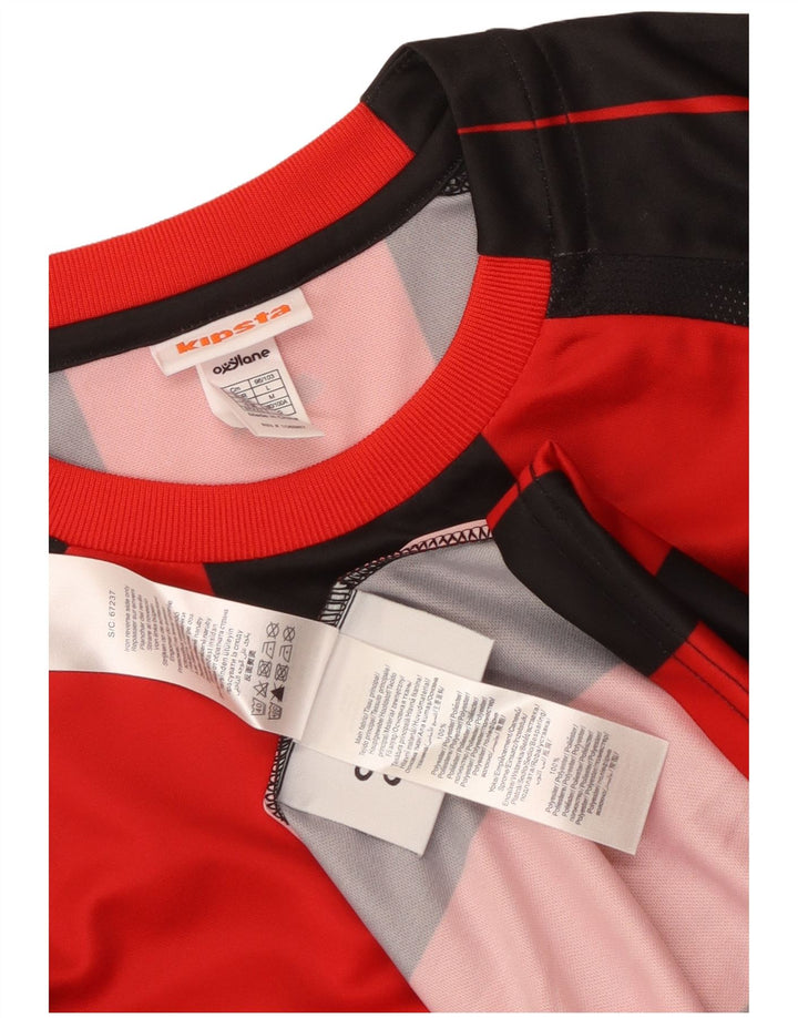 KIPSTA T-Shirt Graphique Homme Large Rouge Rayé Polyester