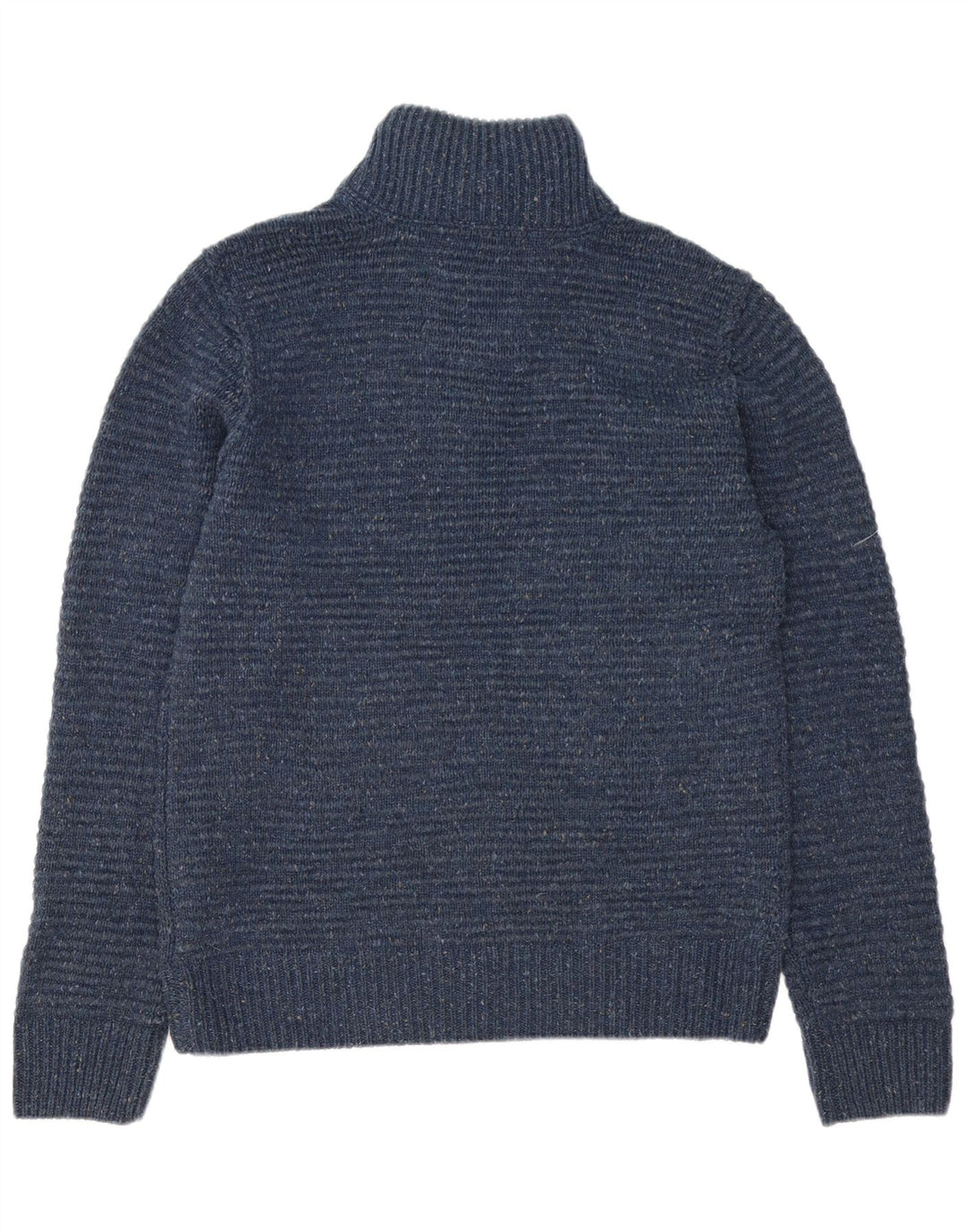 Fat Face Pull Col Zippé Homme Bleu Moyen Acrylique