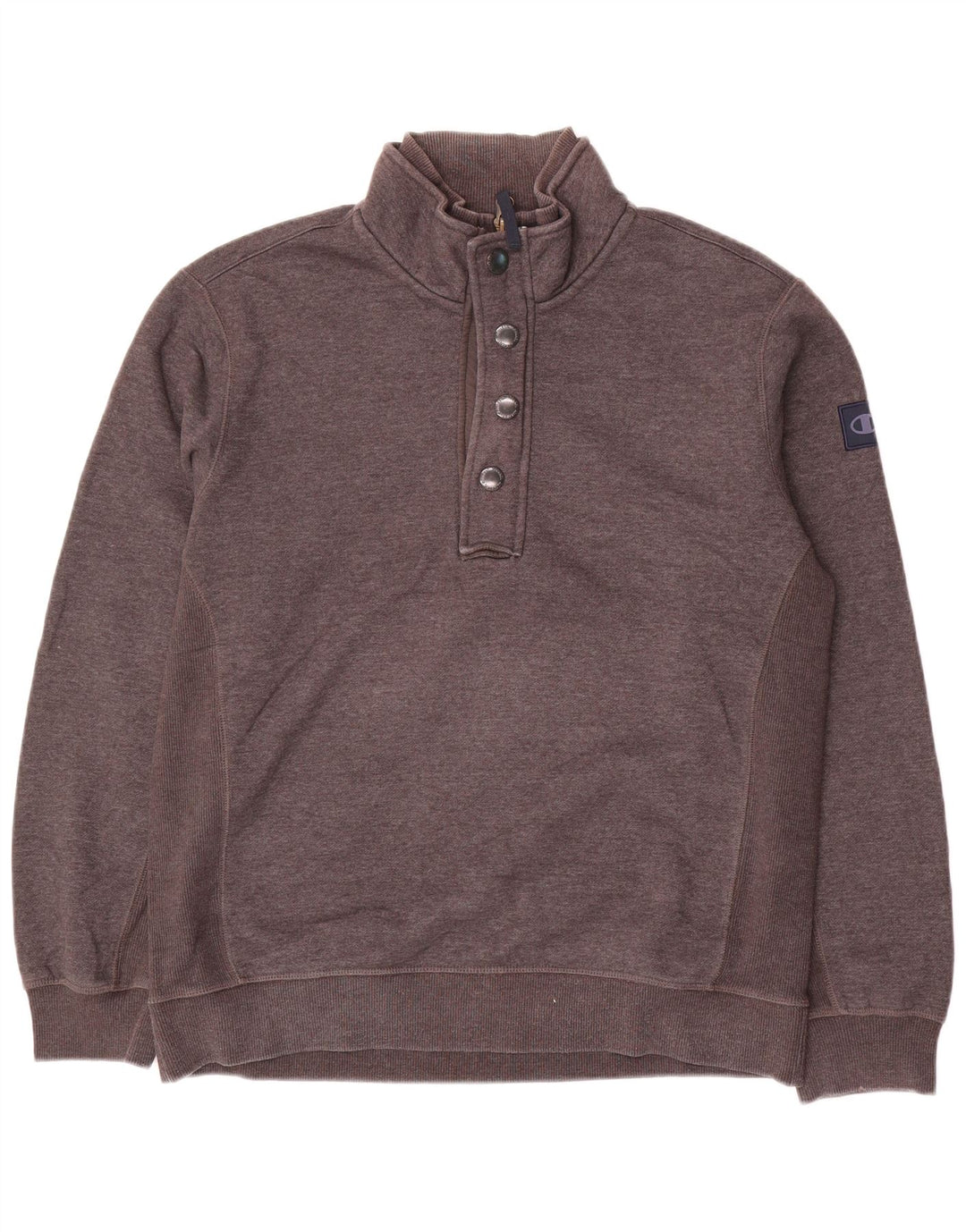 Champion Sweat-shirt zippé 1/4 pour homme XL Gris Coton