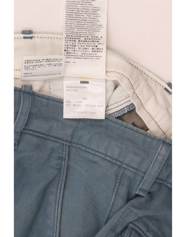 Levi's Short Chino Homme W34 Large Bleu Coton