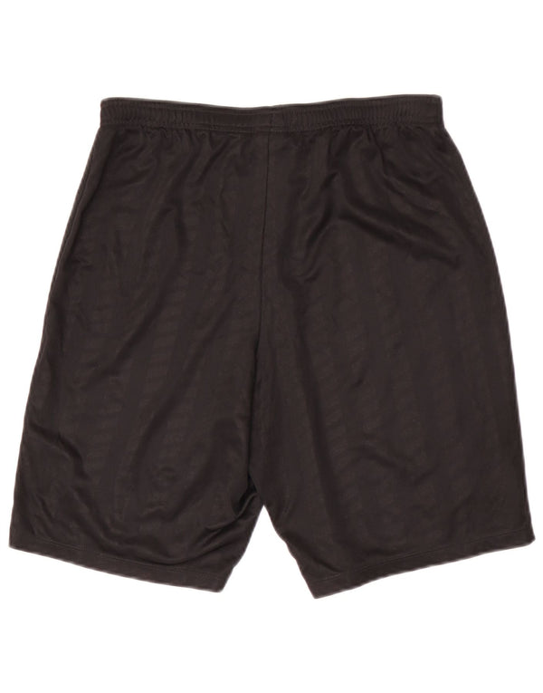 Nike Short de sport Dri Fit pour homme en polyester rayé noir moyen