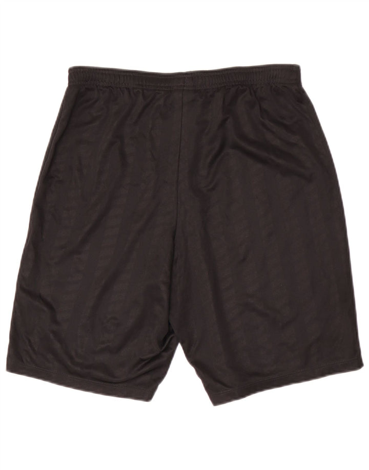 Nike Short de sport Dri Fit pour homme en polyester rayé noir moyen