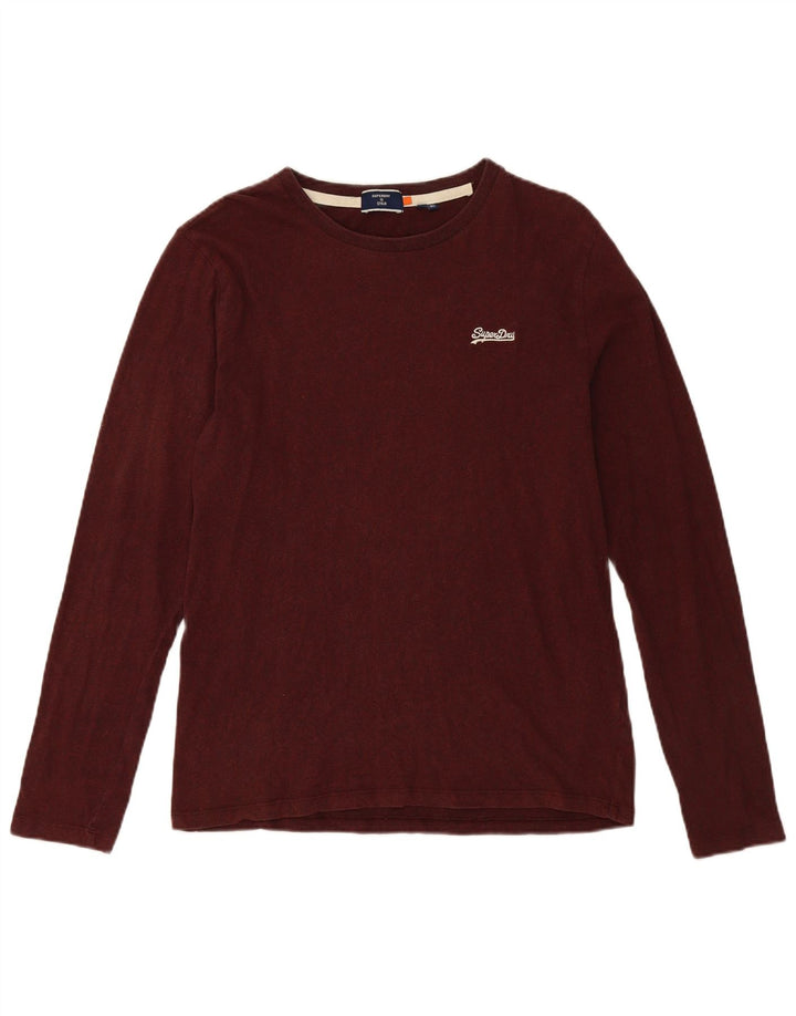 SUPERDRY Haut Manches Longues Homme Bordeaux XL