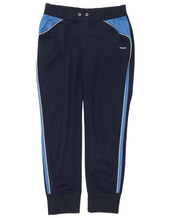 Reebok Pantalon de Survêtement Joggers Large Homme Bleu Marine Colourblock