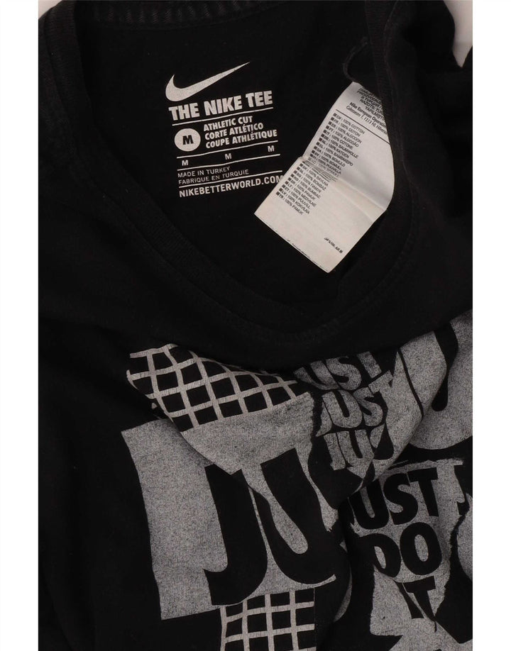 Nike Hommes Athletic Cut Graphic T-Shirt Haut Noir Moyen Coton