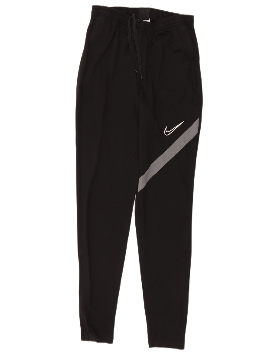 Pantalon de survêtement Nike Dri Fit Graphic pour femme UK 8 Small Noir Polyester