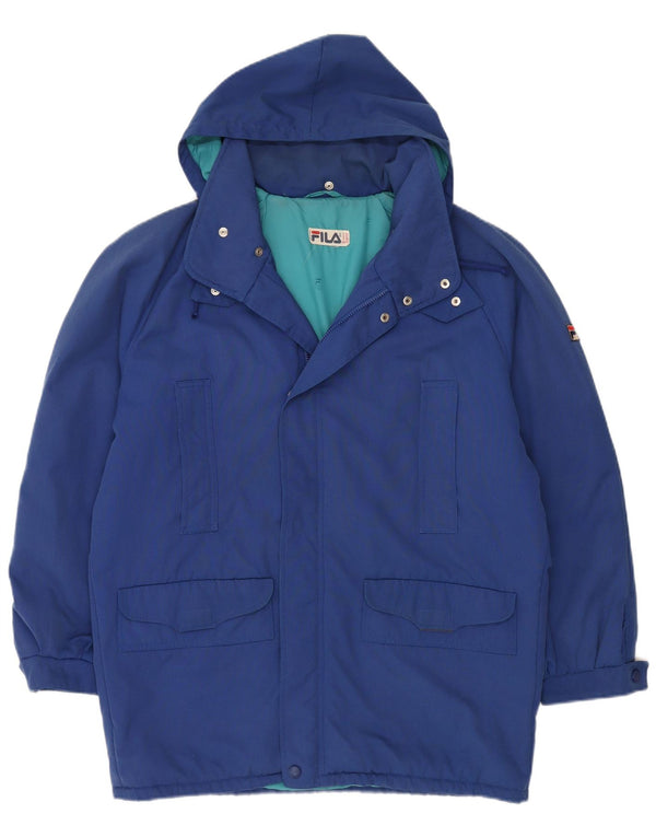 Fila Veste utilitaire à capuche pour homme IT 52 XL Bleu marine
