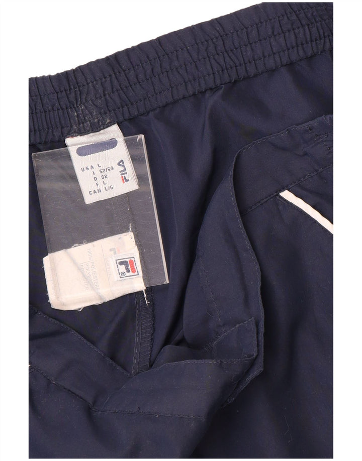 Fila Short Chino Homme Large W36 Bleu Marine Colorblock Polyester
