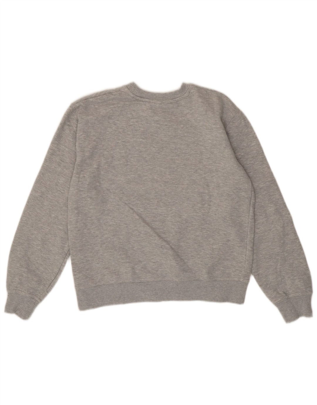 Zara Sweat-shirt surdimensionné pour femme UK 10 Petit coton moucheté gris