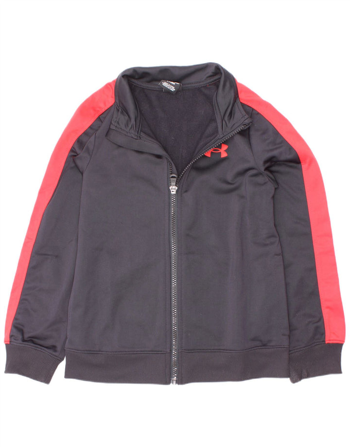 Under Armour Veste de Survêtement Garçon 6-7 Ans Noir Colourblock