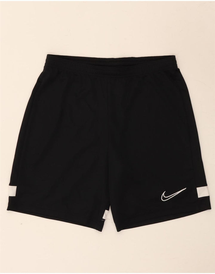 Nike Short de sport Dri Fit pour homme Taille S en polyester color block noir