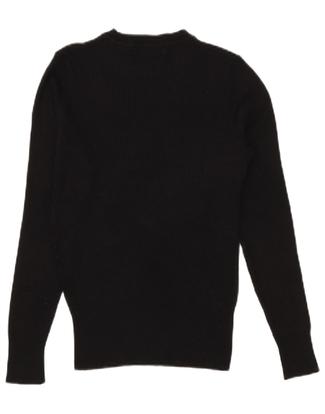 Marks & Spencer Pull à col rond pour femme UK 10 Small Noir