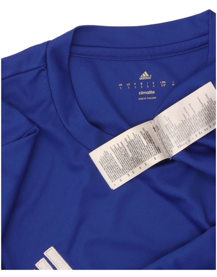 ADIDAS T-Shirt Climalite Homme Petit Bleu Polyester