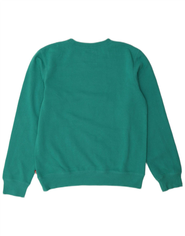 Levi's Sweatshirt Graphique Garçon 15-16 ans Vert Coton