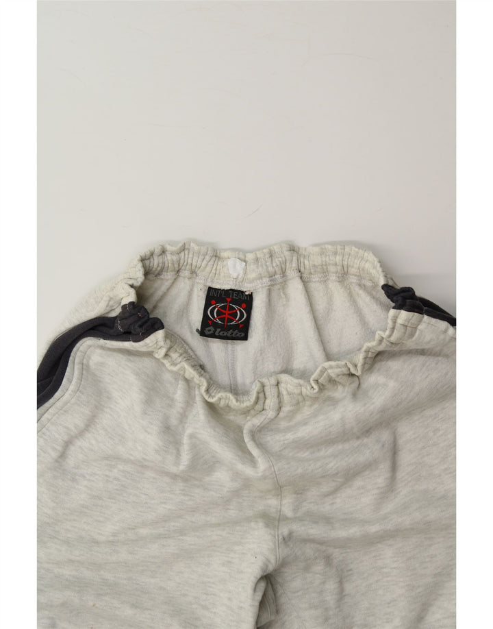LOTTO Mens Graphic Tracksuit Trousers Large  Grey Colourblock Vintage Lotto and Second-Hand Lotto from Messina Hembry 