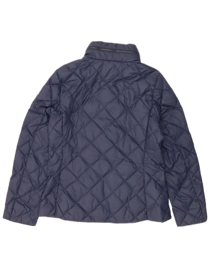 Marks & Spencer Veste matelassée matelassée pour femme UK 12 Bleu marine moyen