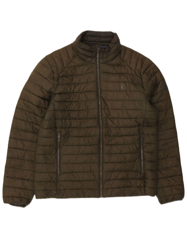 Joules Veste matelassée pour homme UK 38 Medium Kaki Polyester
