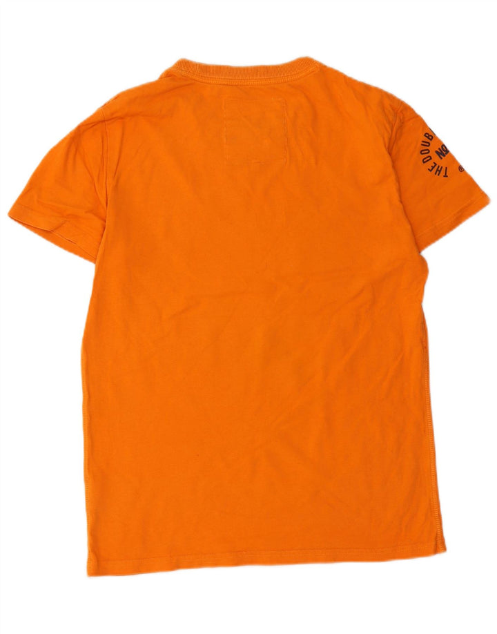 Superdry T-Shirt Graphique Homme Orange Moyen Coton