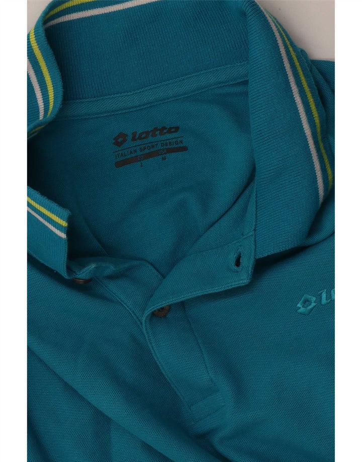 Lotto Polo Homme Large Rayé Bleu