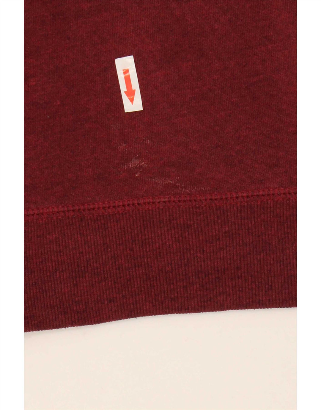Vans Pull à capuche zippé graphique en coton bordeaux moyen pour homme
