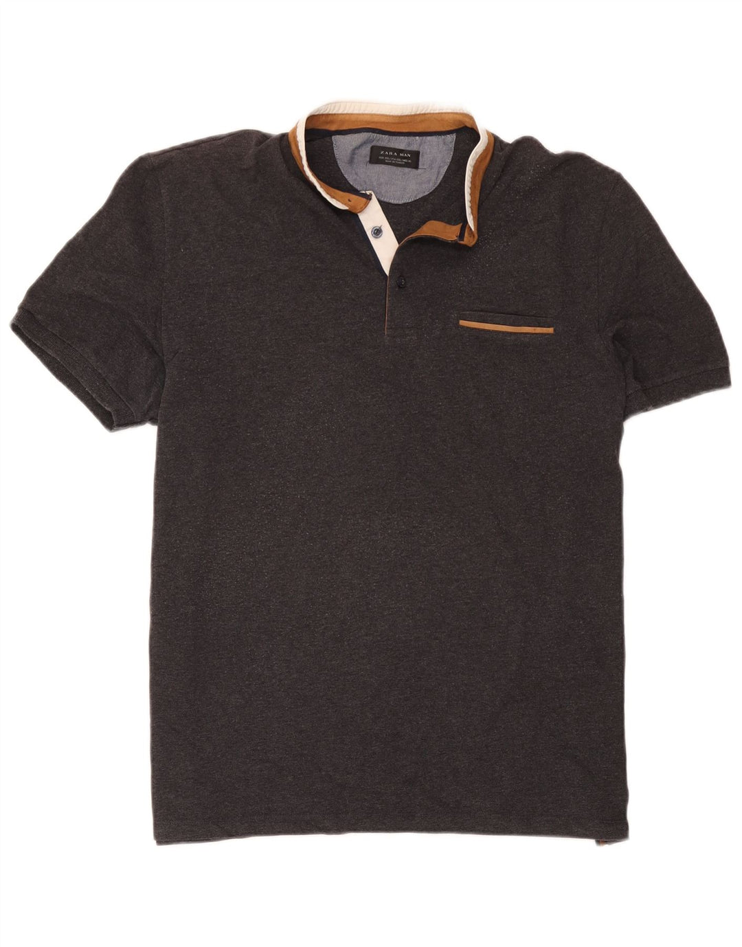 Zara Polo Homme 2XL Gris