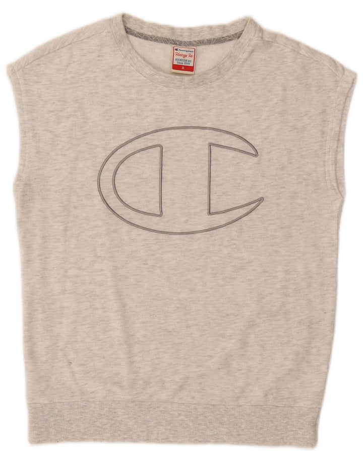 Champion Sweat-shirt graphique Heritage Fit pour femme UK 14 Gris moyen