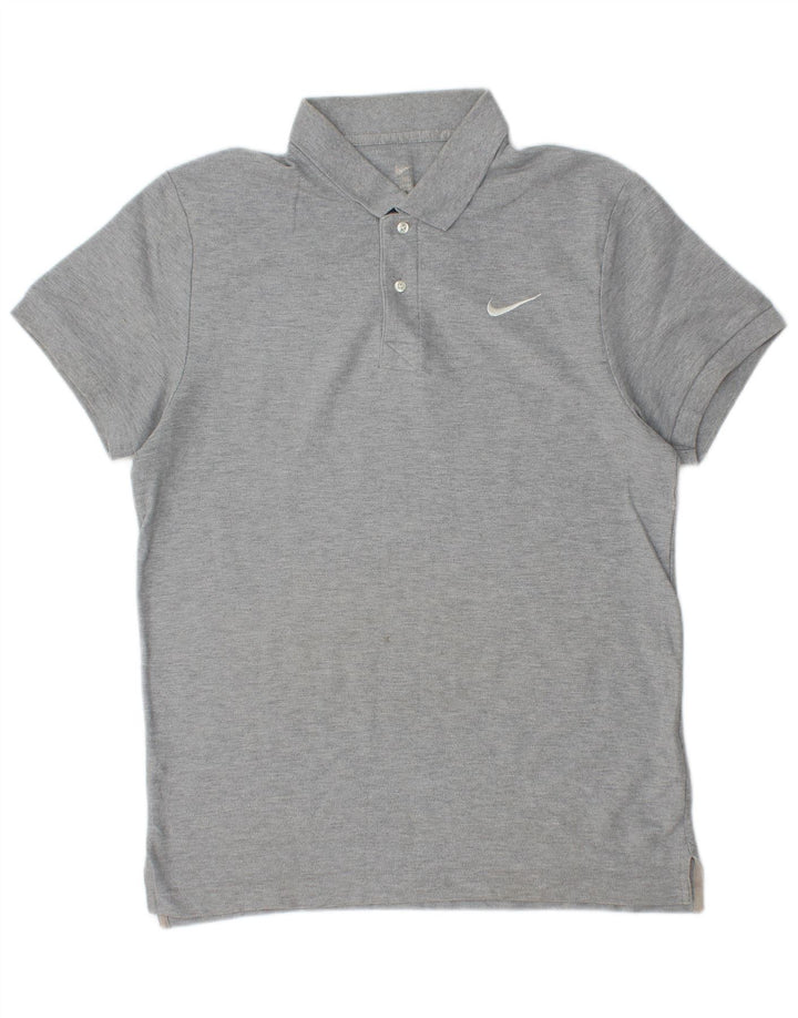 Polo Nike Homme Gris Moyen Coton
