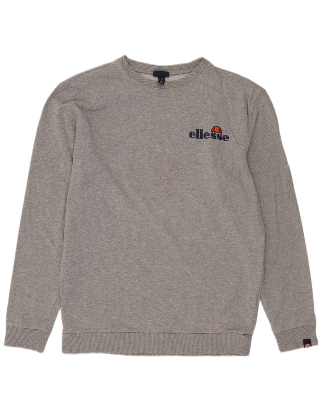 ELLESSE Pull Sweatshirt Homme Gris Moyen Coton