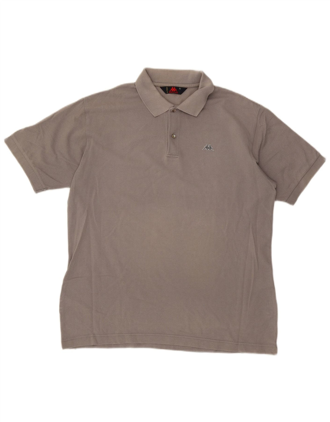 Kappa Polo Homme XL Gris Coton
