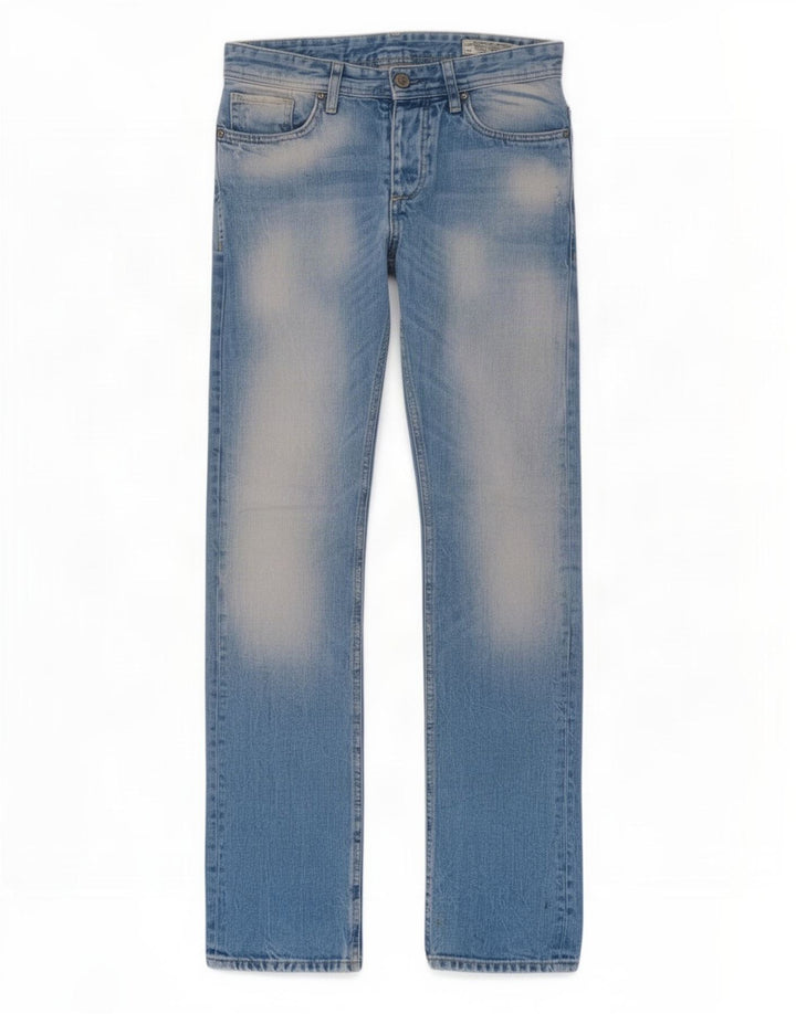 Jack & Jones Jean Droit W28 L34 Homme Bleu