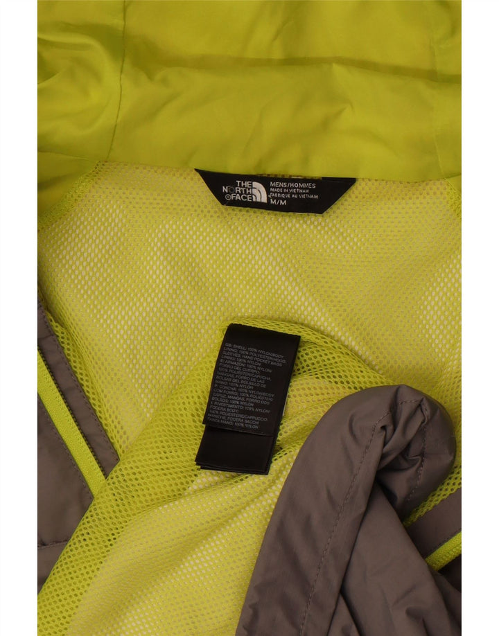 The North Face Veste de pluie à capuche pour homme UK 38 Gris moyen Nylon colour block