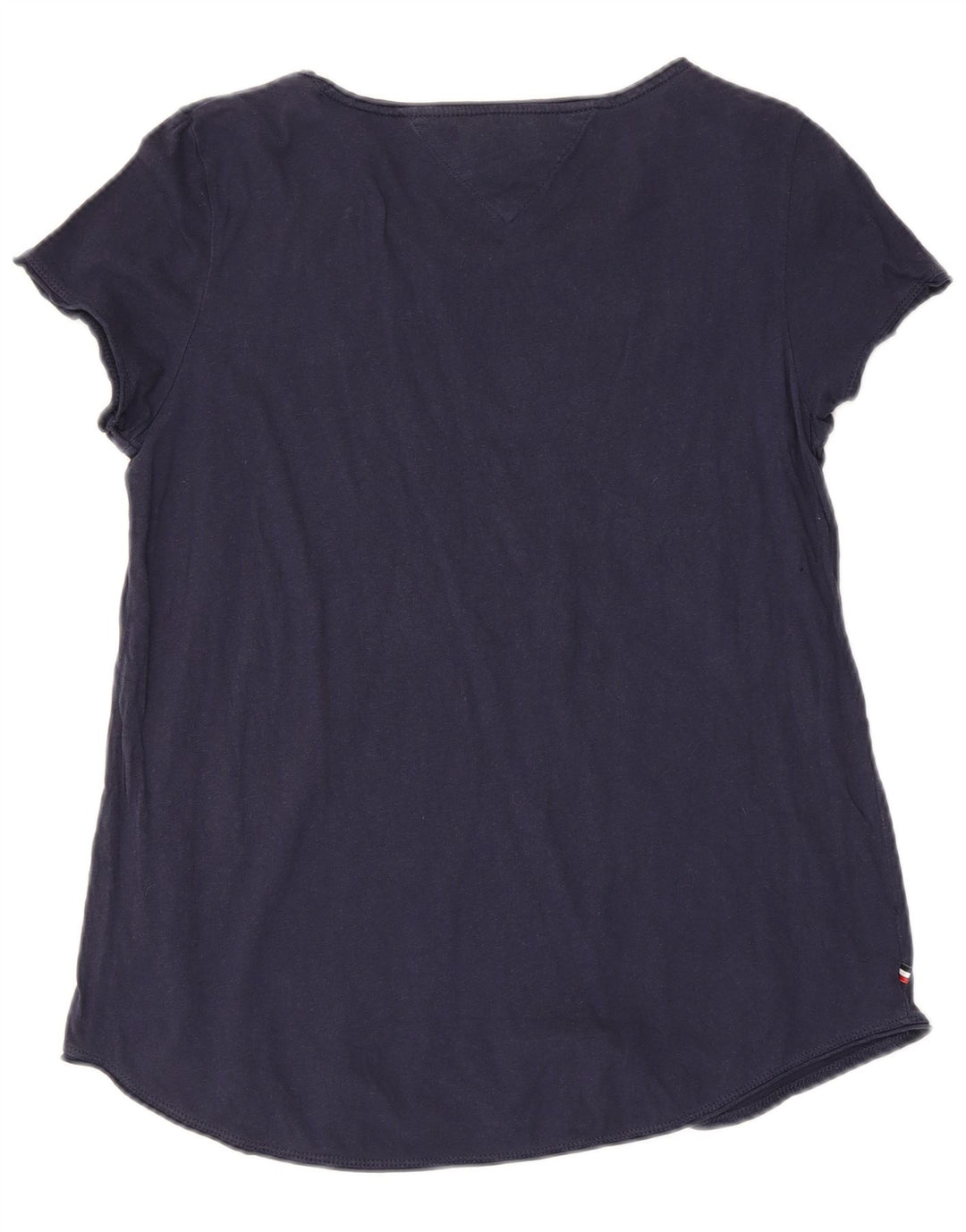 Tommy Hilfiger T-Shirt Femme UK 12 Bleu Marine Moyen