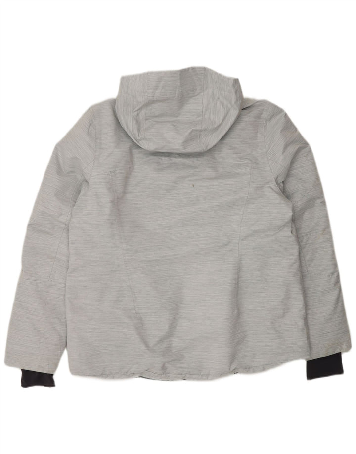TCM Veste coupe-vent surdimensionnée à capuche pour femme IT 46 Grandes rayures grises