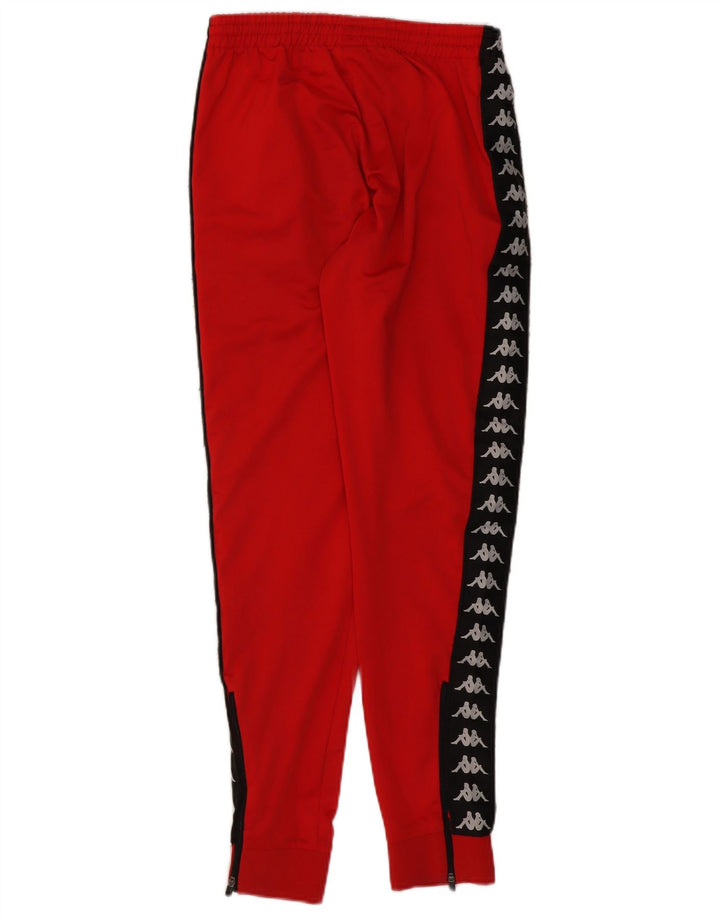Kappa Pantalon de Survêtement Graphique Homme Rouge Moyen Colourblock