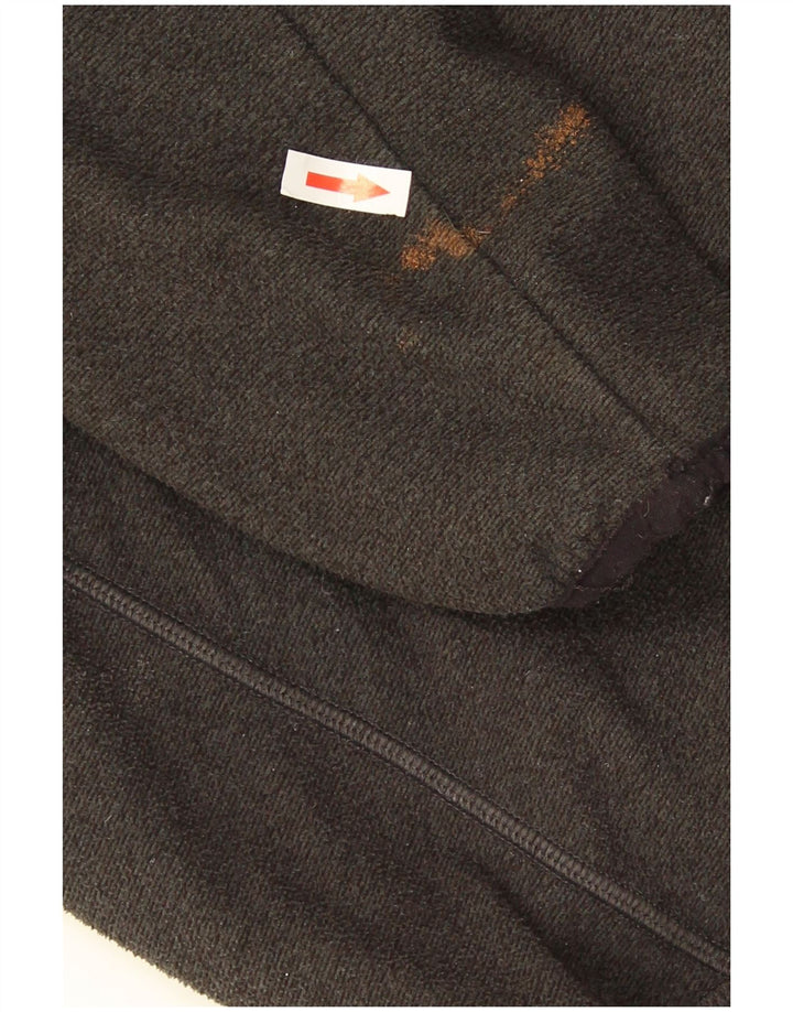 Berghaus Pull polaire à col zippé pour homme, grand polyester moucheté vert