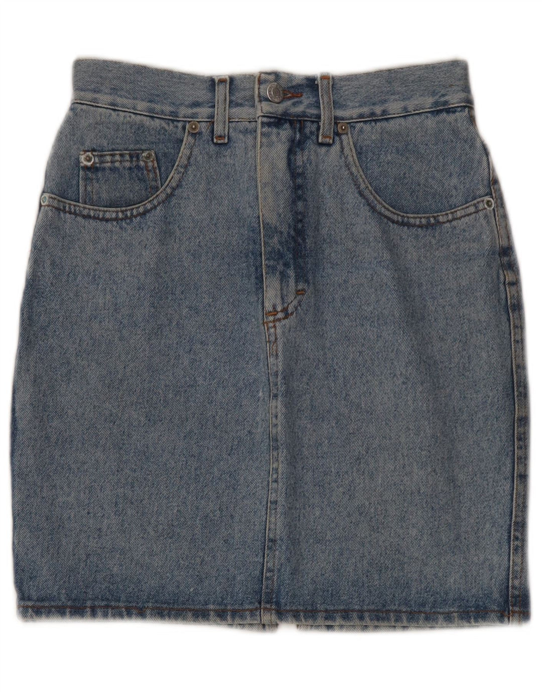 CAMPUS Jupe en Jean Femme IT 40 Small W26 Bleu Coton