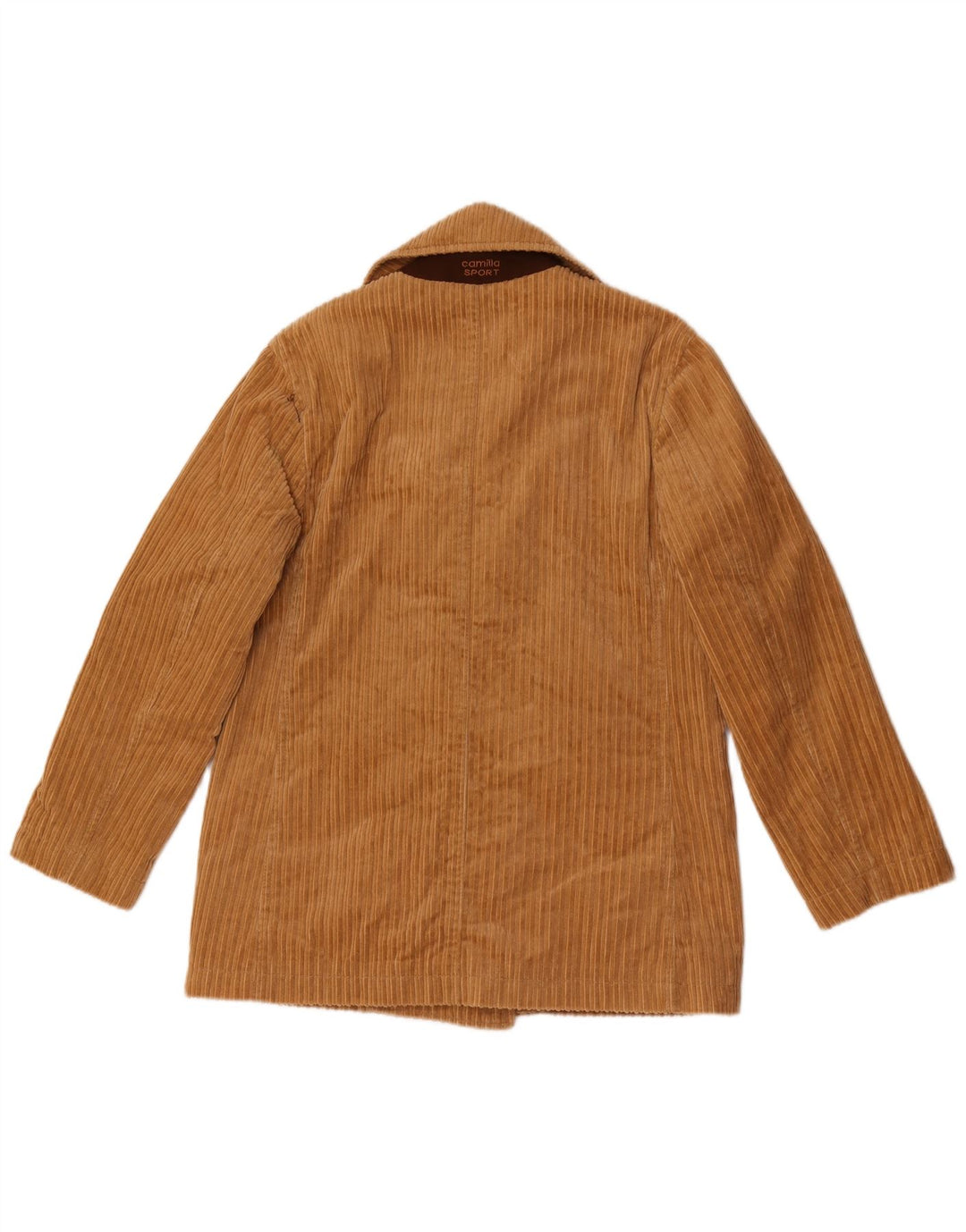 Camilla Veste Double Boutonnage En Velours Côtelé Femme IT 44 Coton Beige Moyen