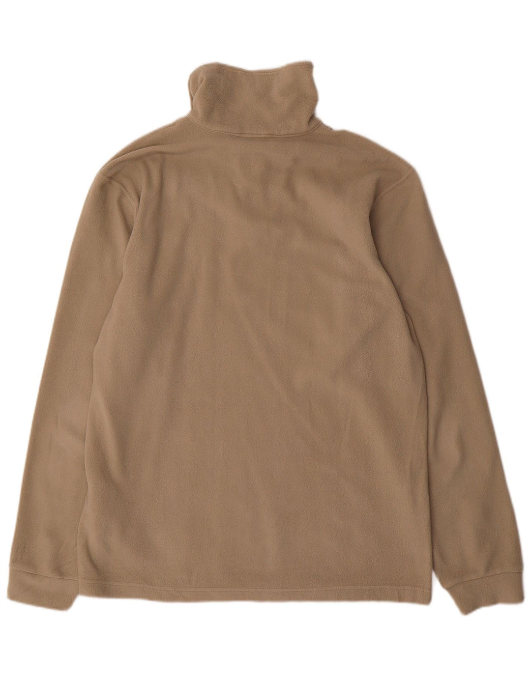 Champion Pull polaire à col zippé pour homme Large Beige Polyester