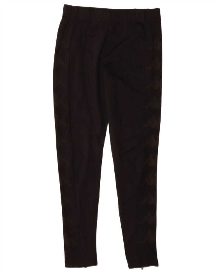 Kappa Leggings graphiques pour femmes UK 10 Small Noir
