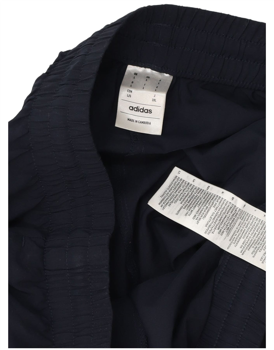Adidas Pantalon de survêtement pour homme Large Bleu marine Polyester