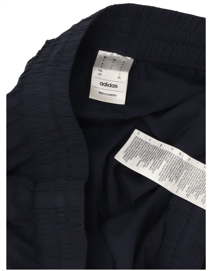 Adidas Pantalon de survêtement pour homme Large Bleu marine Polyester