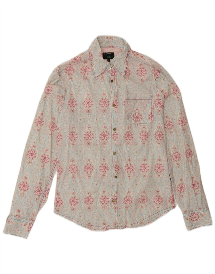 Energie Chemise Homme Petit Bleu Floral