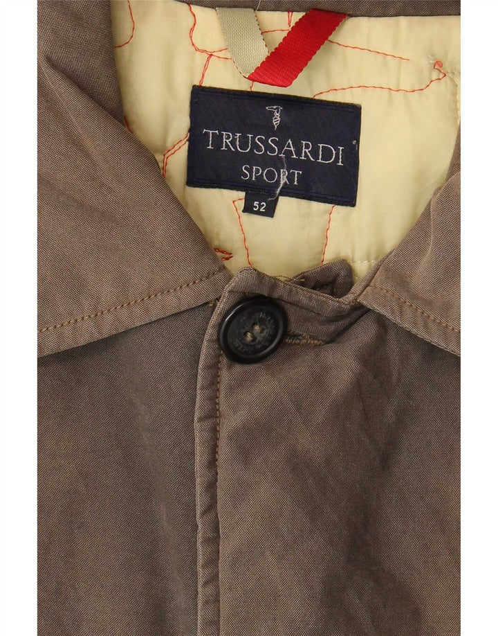 Trussardi Manteau Homme IT 54 2XL Gris