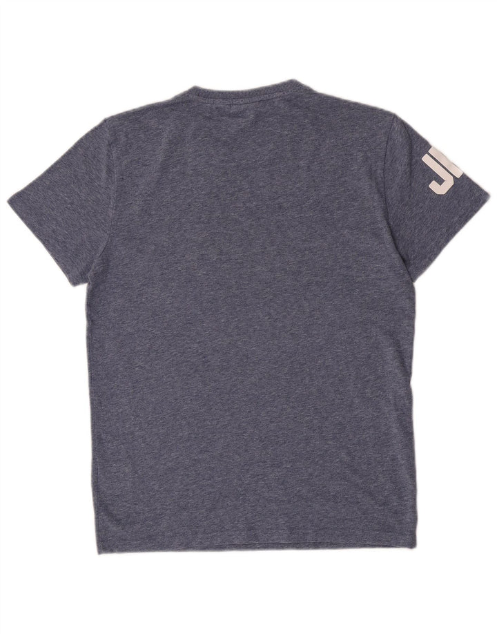 Superdry T-Shirt Graphique Homme Gris Moyen Coton