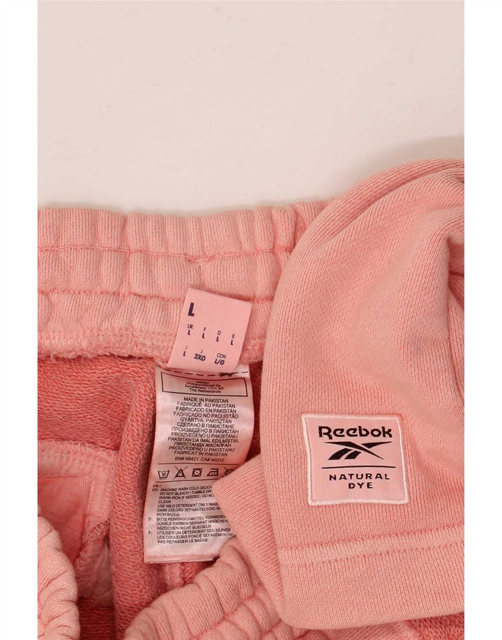 Reebok Short de Sport Homme Grand Rose Coton