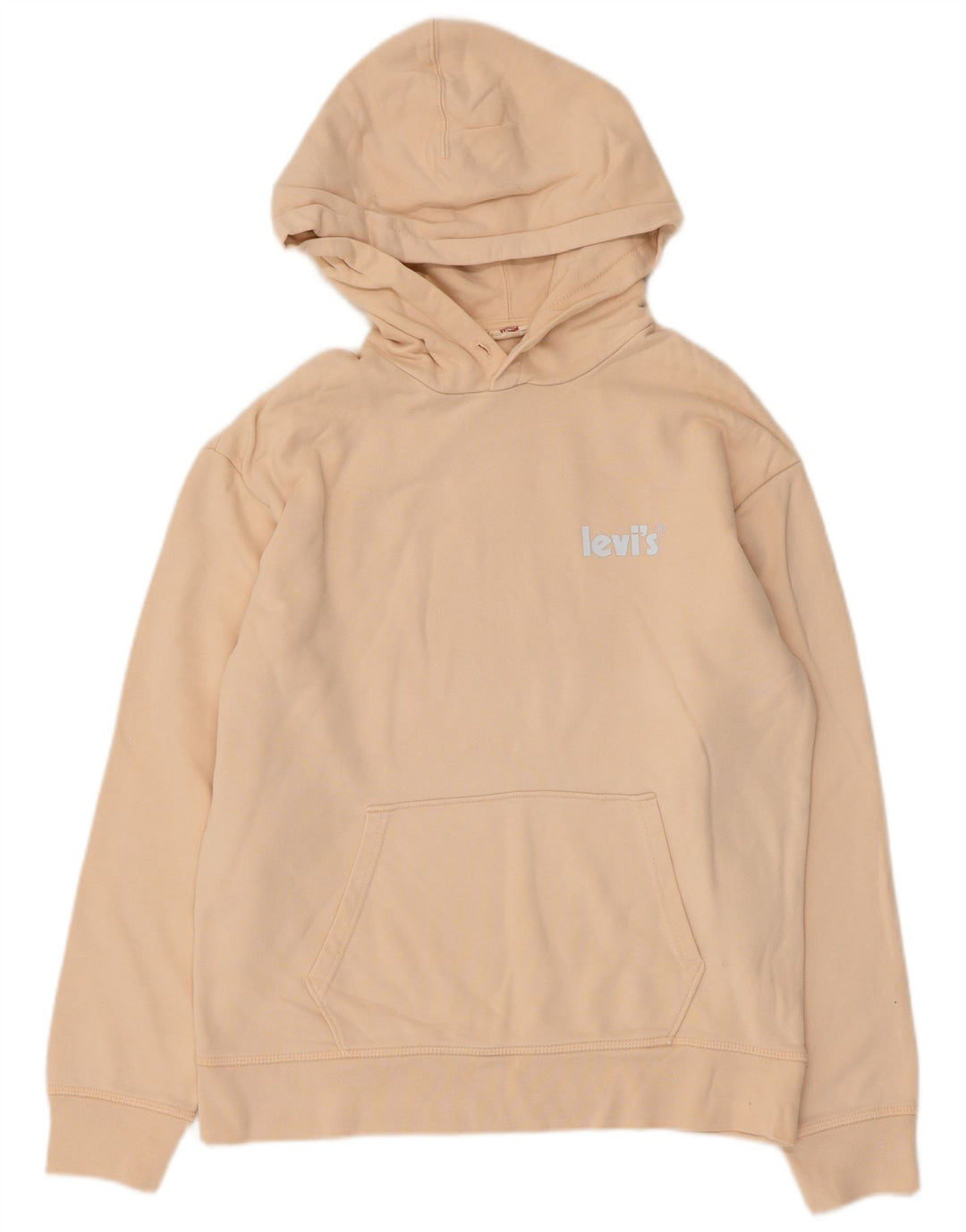 Levi's Pull à capuche pour homme en coton beige Small