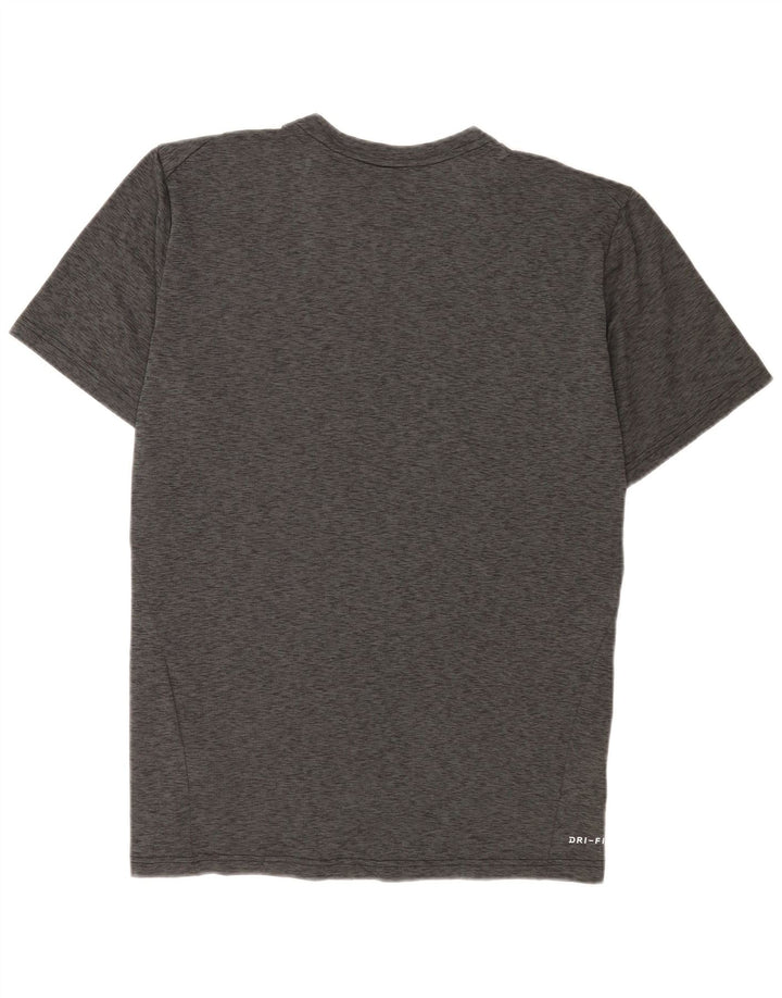 Nike Hommes Dri Fit T-Shirt Haut Large Gris Moucheté Polyester