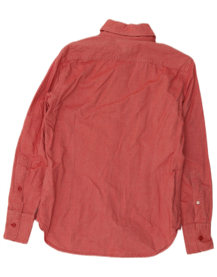Diesel Chemise Regular Fit Petit Rouge Coton Homme